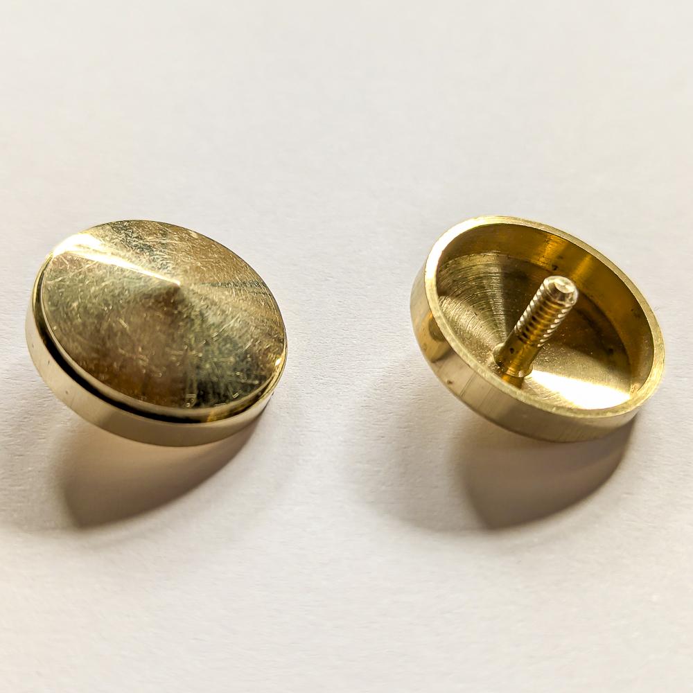 Rosace laiton Ø 12mm