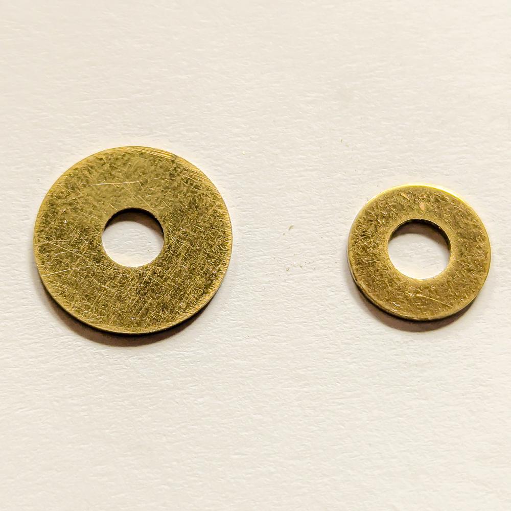 Rondelle laiton 4/10/8