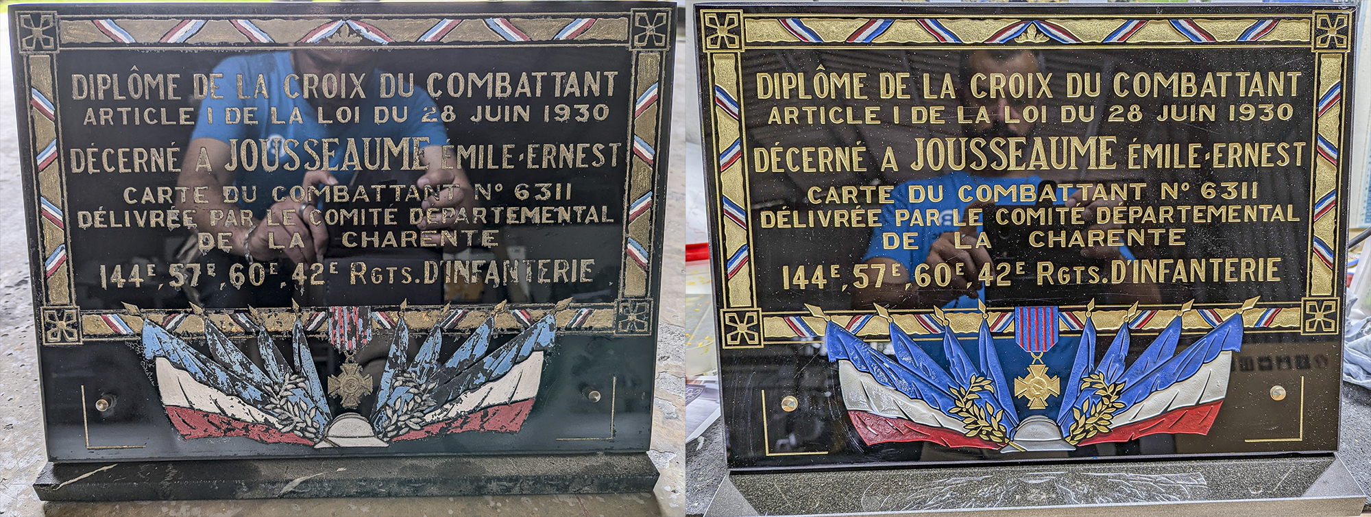 Restauration de gravure en Charente